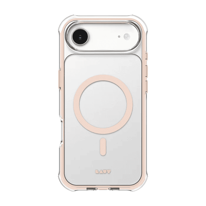 Rear view of the protective Laut AERO PROTECT case for iPhone Air in Shadow Grey available at Tradeline.