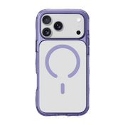 Rear view of the protective Laut CRYSTAL MATTER X case for iPhone 17 Pro in Purple Crystal tint available at Tradeline.