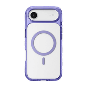 Front view of the protective Laut CRYSTAL MATTER X case for iPhone Air in Purple Crystal tint available at Tradeline.