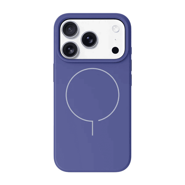 Front view of the modern Laut HUEX SLIM case for iPhone 17 Pro Max in Future Blue available at Tradeline.