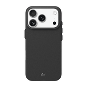 Rear view of the durable Laut LUXEDGE armor case for iPhone 17 Pro Max in Slate Black available at Tradeline.