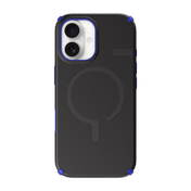 Rear view of the durable Laut SHIELD FLUX everyday drop protective case for iPhone 17 in Midnight Blue at Tradeline.