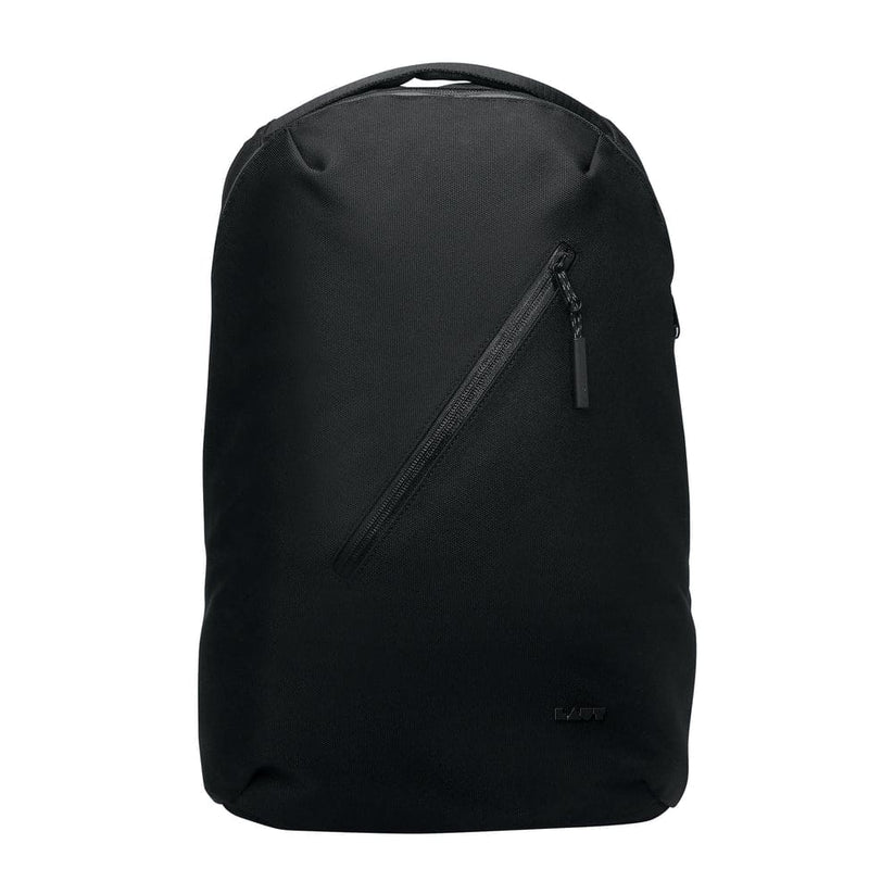 Front standing view of the compact LAUT URBAN CITY DAYPACK 12-liter backpack in Black colorway available at Tradeline.