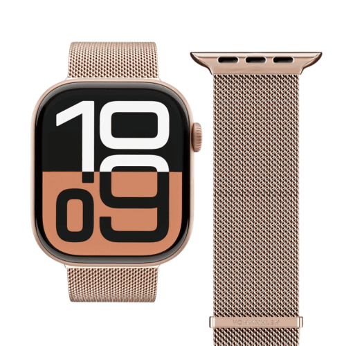 vonmahlen Milanese Loop 2 for Apple Watch 44 | 45 | 46 | 49mm - Rose Gold
