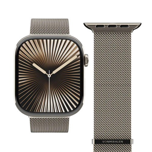 vonmahlen Milanese Loop 2 for Apple Watch 44 | 45 | 46 | 49mm - Desert Sand