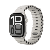 سوار فونماهلين ويف باند 2 لساعة أبل مقاس 42 / 44 / 45 / 49 ملم — كريمي (Vonmahlen Wave Band 2 for Apple Watch 42 | 44 | 45 | 49mm - Cream)