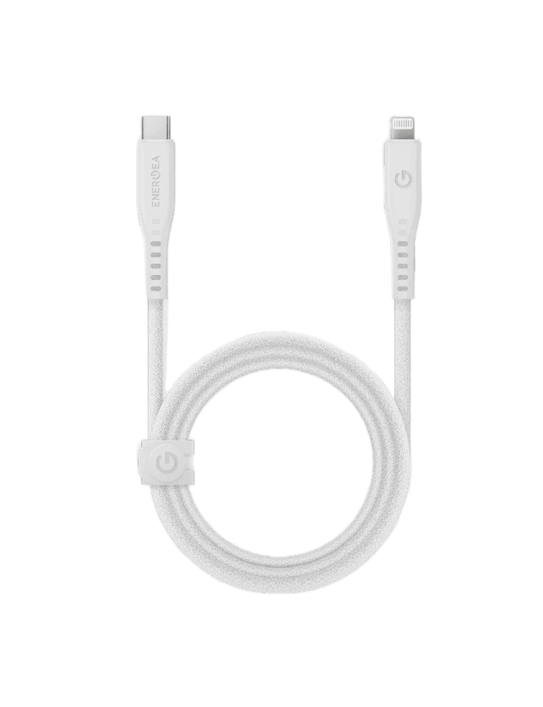 ENERGEA Flow Lightning to USB-C Cable 1.5M - WHITE