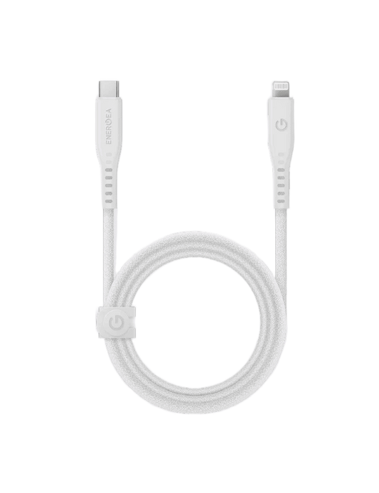 ENERGEA Flow Lightning to USB-C Cable 1.5M - WHITE