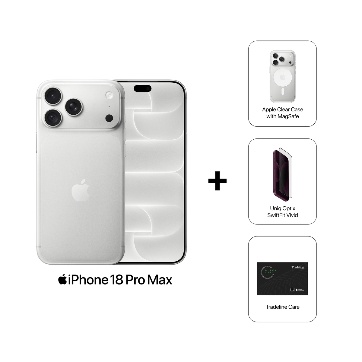 iPhone 18 Pro Max 512GB Silver (Premuim-Bundle)